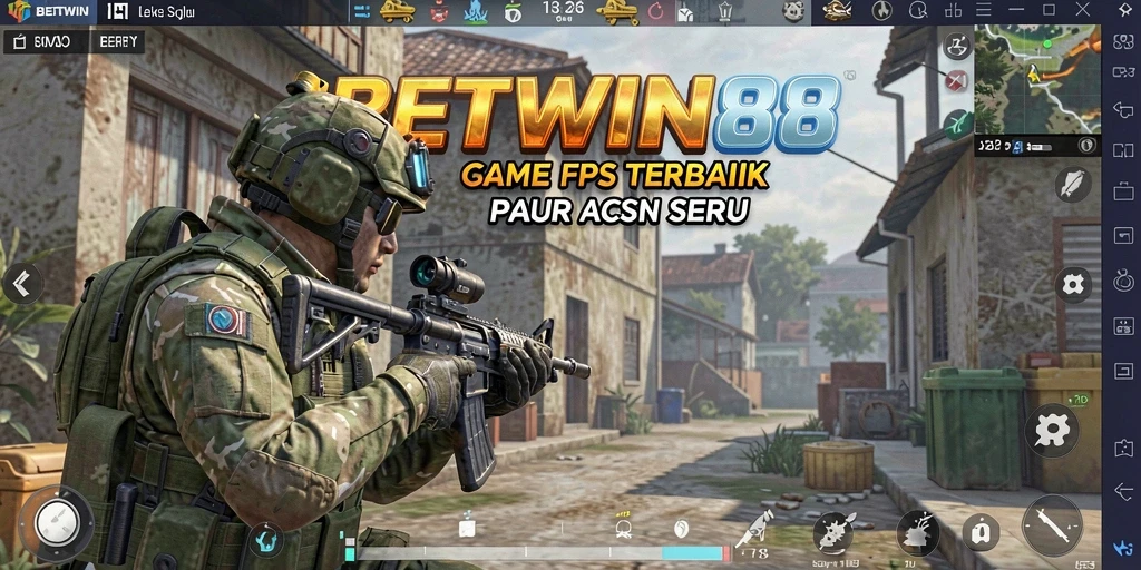Tampilan gameplay seru BETWIN88 dalam pertarungan FPS.