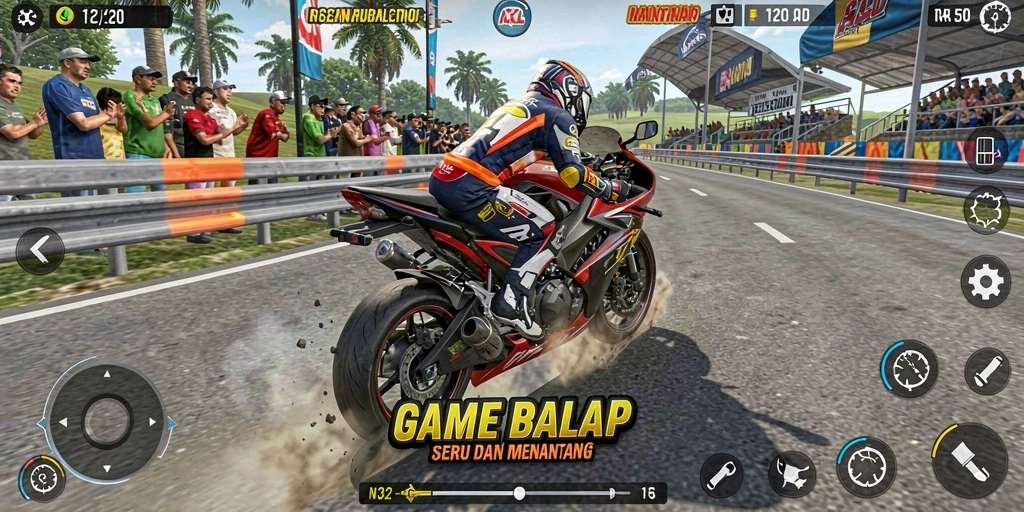 Tampilan menarik dari gameplay N32 yang mendebarkan.