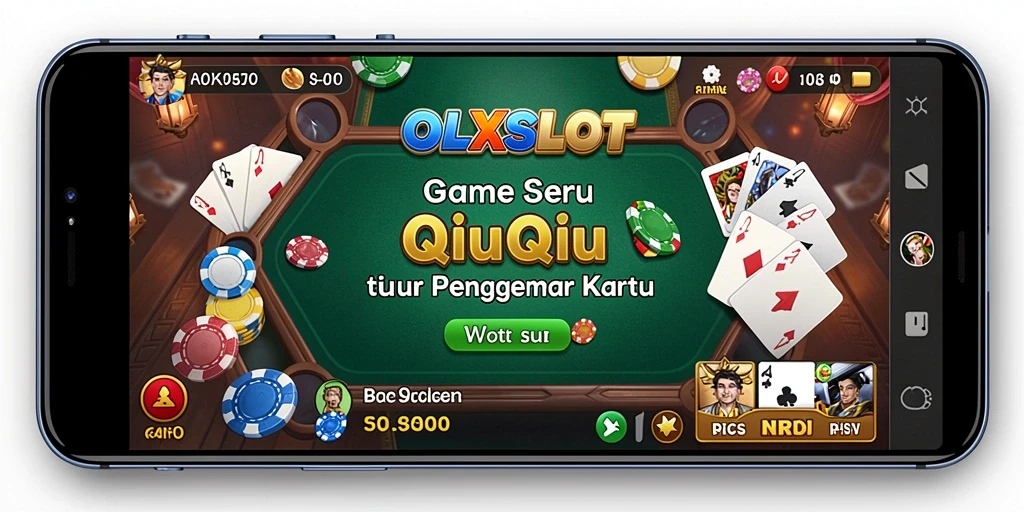 Tampilan gameplay seru OLXSLOT dalam permainan QiuQiu.