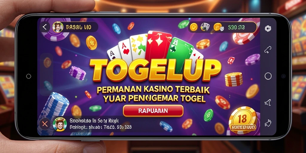 Screenshot gameplay TOGELUP menampilkan antarmuka pengguna yang menarik dan intuitif.
