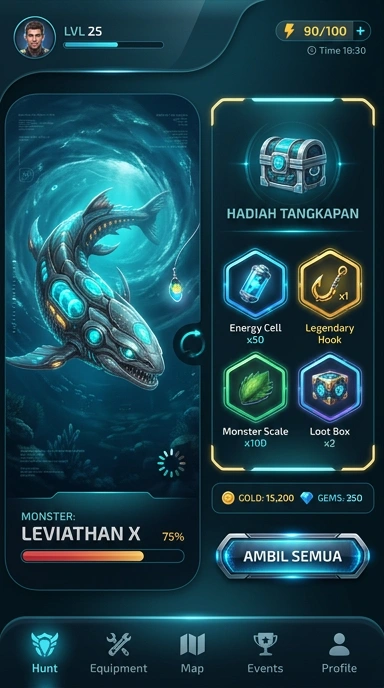 Menu kategori aplikasi di dalam kostoto yang memudahkan pencarian.
